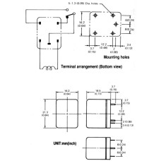 Relej 12V 10A 1xpreklopni Finder F36119-012A Relej 12V 10A 1xpreklopni Finder F36119-012A