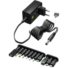 Adapter switch. DC 3-12 V 0,6A, sa 11 konektora + USB Goobay 64571