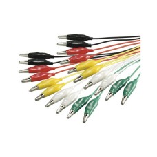SET KABELA S KROKODILIMA,48 cm, PVC