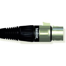 Konektor XLR 3-pin (Ž) za kabel, SPF3XLR-N TASKER, crni