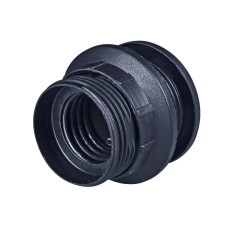 Grlo za žarulju E27 luster s obodom, T180, crno, 12023.E