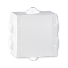 Kutija razvodna nadžbukna, s 6 uvoda, 80x80, IP54, 500V, bijela