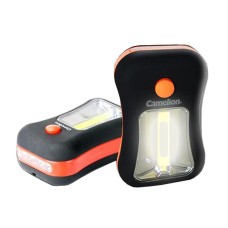 Svjetiljka LED magnetna, 3W COB +4 LED, ABS, Camelion SL7280N