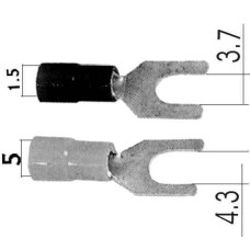 KABELSKA STOPICA RASJ. 3,7x1,5mm CRVENA