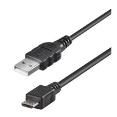 Kabel GOOBAY, USB A na USB micro B 2.0, crni, 1m, polybag