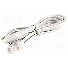 Kabel telefonski/ADSL RJ11 (M) > RJ11 (M) 6/4, 2m, bijeli