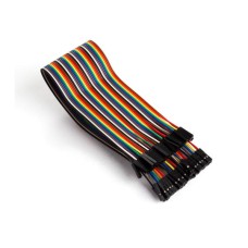 Spojne žice VELLEMAN, 40pins, 30cm, (Ž) na (Ž), jumper wire, ravni kabel