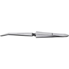 Pinceta samodržeća kutna 160 mm , zupčasta