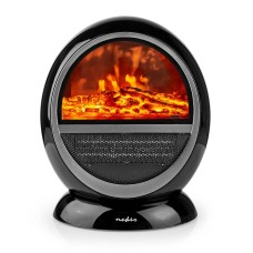 Grijalica NEDIS HTFA21BK, 1000/1500W, keramički ventilatorski grijač, termostat, rotacija, crna