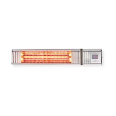 Grijalica NEDIS HTPA30ESS, za dvorište, terasu, 2000 W, 9 postavki topline, montaža na zid, IP65, aluminium