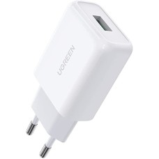 Kućni punjač UGREEN, 18W, USB A QC 3.0, bijeli, QC3.0/FCP