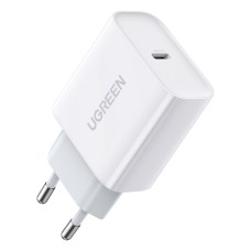 Kućni punjač UGREEN, 20W, USB C PD, bijeli