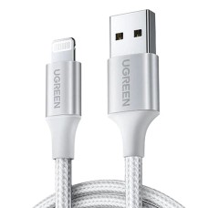 Kabel UGREEN, Lightning (M) na USB A 2.0 (M), srebrni, 1.5m