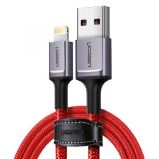 Kabel UGREEN, Lightning (M) na USB A 2.0 (M), crveni, 1m