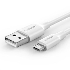 Kabel UGREEN, USB micro B 2.0 (M) na USB A 2.0 (M), bijeli, 1m