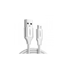 Kabel UGREEN, USB micro B 2.0 (M) na USB A 2.0 (M), srebrni, 1m