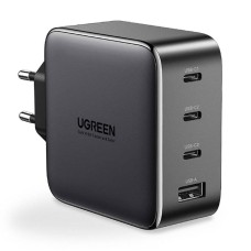Kućni punjač UGREEN, 100W, 3x USB C, USB A, crni