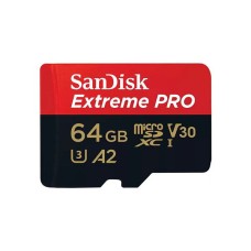 Memorijska kartica SANDISK SDSQXCU-064G-GN6MA Extreme Pro, microSDXC, 64GB, A1 C10 V30 UHS-I U3, 200MB/s + SD Adapter Memorijska kartica SANDISK SDSQXCU-064G-GN6MA Extreme Pro, microSDXC, 64GB, A1 C10 V30 UHS-I U3, 200MB/s + SD Adapter