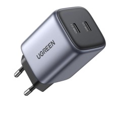 Kućni punjač UGREEN, Nexode Mini, 45W (25W+20W), 2x USB C