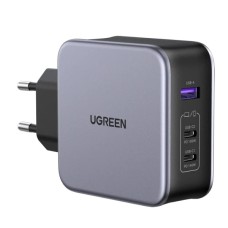Kućni punjač UGREEN, Nexode, 140W, 2x USB C, USB A, kabel USB C (M) na USB C(M), crni