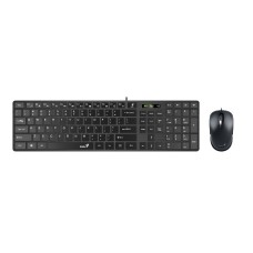 Tipkovnica + miš GENIUS SlimStar Combo 126, USB A, crna Tipkovnica + miš GENIUS SlimStar Combo 126, USB A, crna