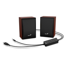 Zvučnici GENIUS SP-HF380, 3W, USB A, 3.5mm, Bluetooth, drveni Zvučnici GENIUS SP-HF380, 3W, USB A, 3.5mm, Bluetooth, drveni