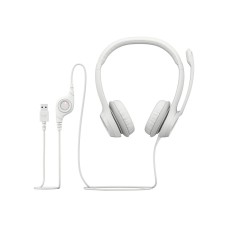 Slušalice LOGITECH H390 USB A, žičane, On-ear, bijele Slušalice LOGITECH H390 USB A, žičane, On-ear, bijele