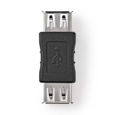 Adapter Nedis CCGB60900BK, USB A 2.0 (Ž) na USB A (Ž), 480 Mbps crni