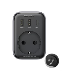 Utikač šuko adapter UGREEN, EURO utičnica na američki utikač