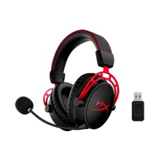 Slušalice HYPERX Cloud Alpha, 4P5D4AA, gaming, bežične, crno-crvene