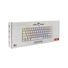 Tipkovnica WHITE SHARK GK-2022 Shinobi, mehanička, crveni switch, bijela