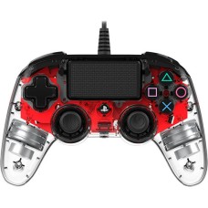 Gamepad NACON PS4 Illuminated Compact, žičani, crveni