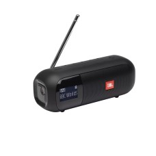 Prijenosni bluetooth zvučnik FM JBL TUNER 2, Bluetooth 4.2, DAB/DAB+ i FM radio, 5W RMS, vodootporan IPX7, crni, JBLTUNER2BLK