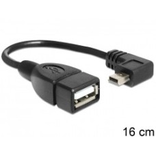Adapter DELOCK, USB mini B (M) na USB A (Ž), OTG, 16cm