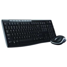Tipkovnica + miš LOGITECH MK270, bežična, crna