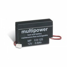 Baterija akumulatorska MULTIPOWER MP08-12 JST 12V 0.8Ah JST 96x25x61 mm