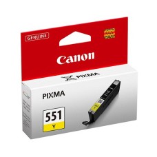Tinta CANON CLI-551Y, žuta, za Pixma iX6850/MX925/MG6650/iP7250/MX725/MG6450/MG5450/MG5550/MG5650/iP8750/MG6350/MG7150/MG7550