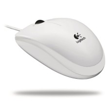 Miš LOGITECH B100, optički, USB A, bijeli