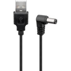 Kabel GOOBAY 55158, USB A (M) na DC (Ž), 5.5/2.1, 1m, crni