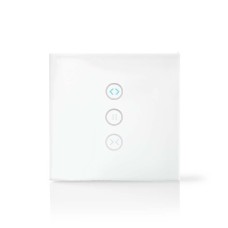 Prekidač zidni, NEDIS WIFIWC10WT, Wi-Fi, za rolete i sl.