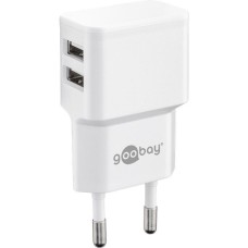 Kućni punjač GOOBAY 44952 polybag, 12W, 2x USB A, bijeli