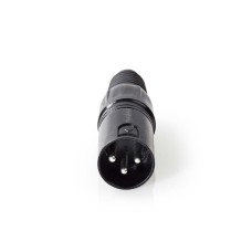 Konektor XLR 3-Pin (M) za kabel COTP15900BK NEDIS, polybag