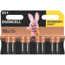 Baterija alkalna Duracell AA 8 kom
