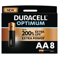 Baterija alkalna Duracell Optimum AA 8 kom