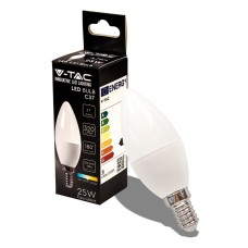 Žarulja LED E14 4W, 4000K, neutralno svijetlo, svijeća, VT-1818, SKU-4166