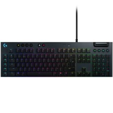 Tipkovnica LOGITECH Gaming G815 Linear, RGB, mehanička, USB A, crna