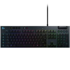 Tipkovnica LOGITECH Gaming G815 Clicky, RGB, mehanička, USB A, crna
