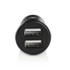 Auto punjač NEDIS CCHAU480ABK, 24W, 2x USB A, crni