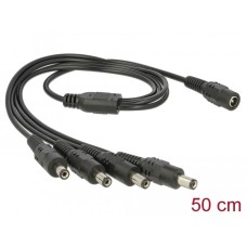 Kabel DELOCK, DC Splitter 5.5 x 2.1 mm 1 x Ž > 4 x M, 0.5m 83287 Kabel DELOCK, DC Splitter 5.5 x 2.1 mm 1 x Ž > 4 x M, 0.5m 83287