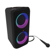 Prijenosni audio sustav KLIPSCH GIG XXL party speaker, Bluetooth 5.0, 3.5mm, 6.3 mm, RGB, USB A, IPX4, 1x žičani mikrofon, crni